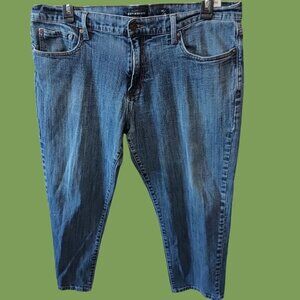Lucky Brand 221 Straight Mens  Blue Denim Jeans Mid-Rise 40x30